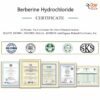 Berberine Hydrochloride Certificate